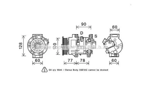Toyota Aircopomp 8831005100 1cdftv